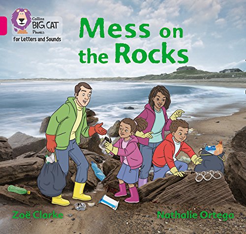Collins Big Cat Phonics for Letters and Sounds – Mess on the Rocks: Band 1B/Pink B