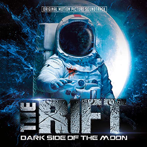 CD cover: astronaut with blood, Earth in background, title "The Rift".