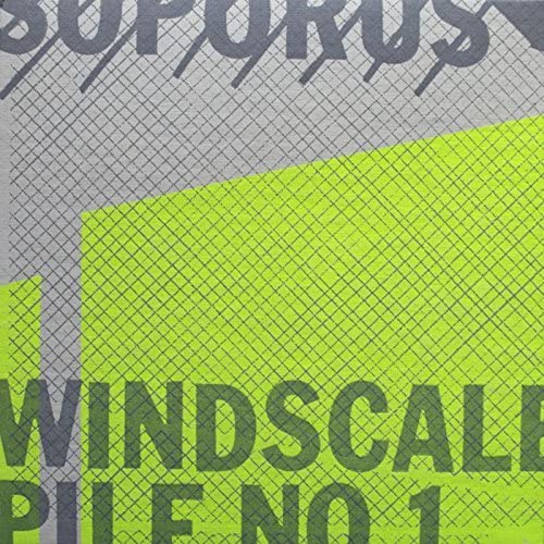 CD cover with geometric green and gray design, text “Windscale Pile No 1”.