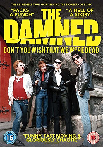 DVD cover for “The Damned - Don't You Wish,” featuring the band members.