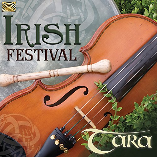 CD cover for “Tara - Irish Festival” featuring a violin and Celtic knot.