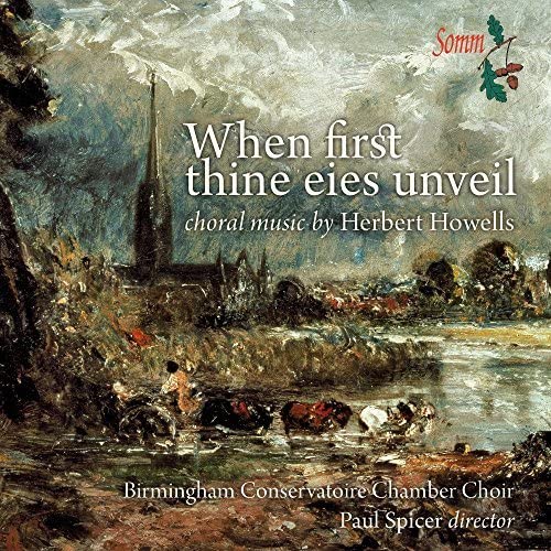 CD cover: painting of a riverside scene with figures and a church.