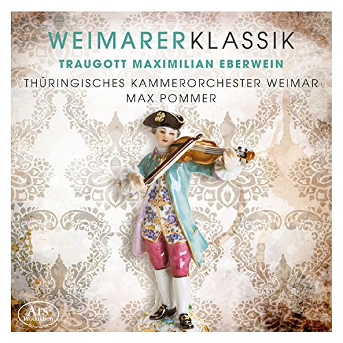 CD cover featuring a figurine of a man playing the violin.