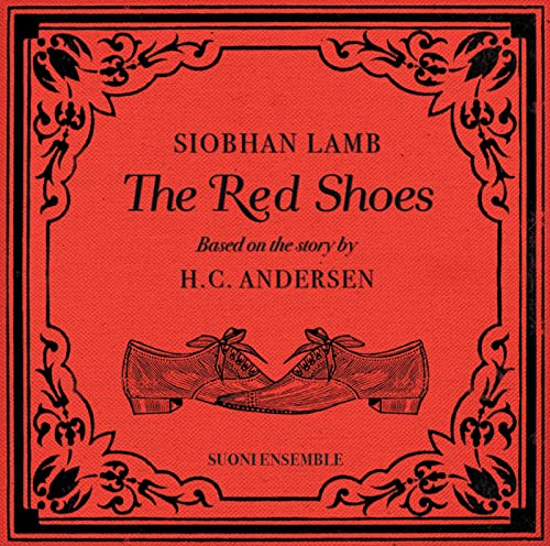 Red album cover featuring red shoes and text: "Siobhan Lamb - The Red Shoes.