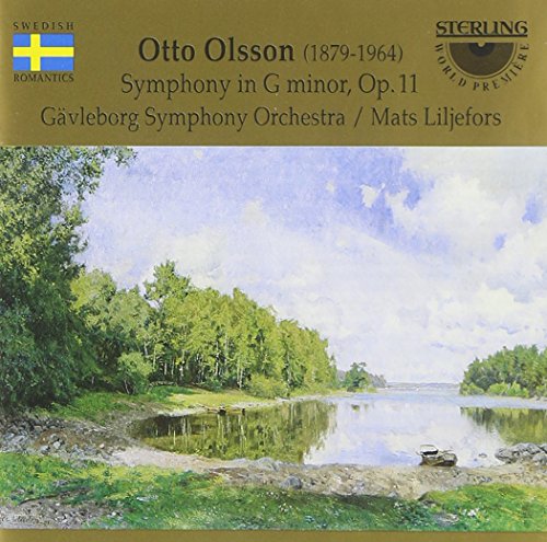 CD cover: landscape painting of trees, water, and a small boat.