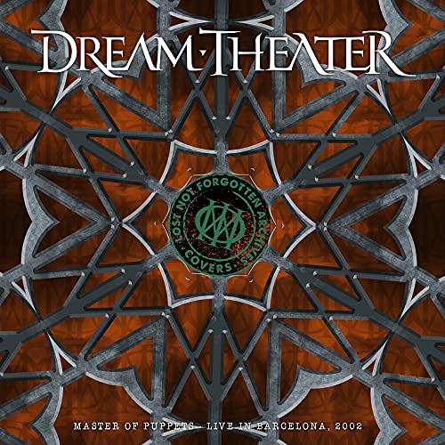 Dream Theater album cover: ornate red and black geometric design.
