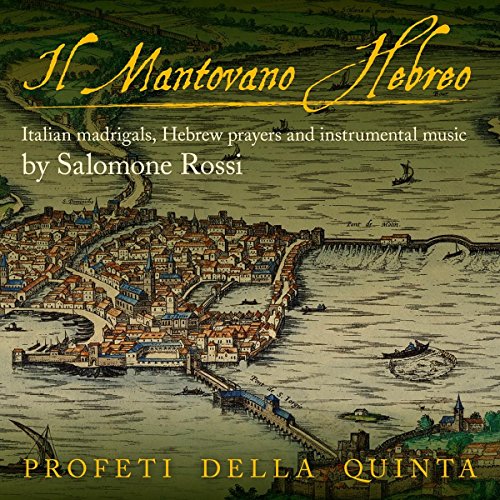 CD cover: historical cityscape illustration with text "Il Mantovano Hebreo.