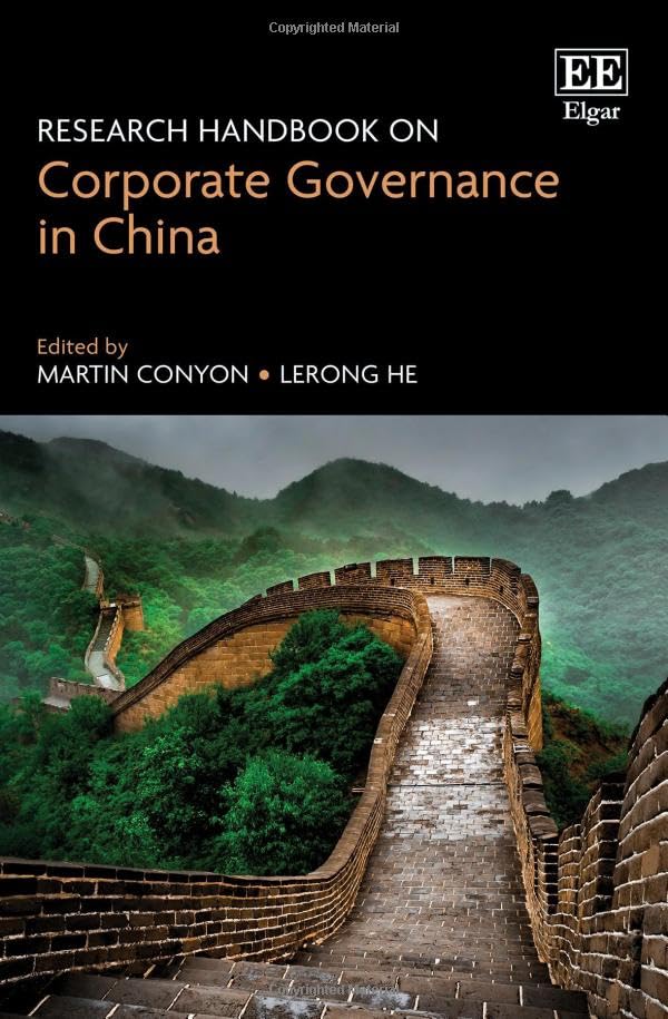 Research Handbook on Corporate Governance in China