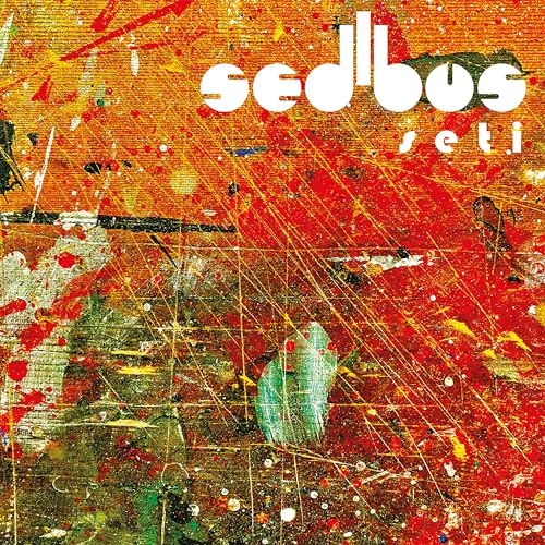 CD cover for Sedibus - Seti, with abstract red and green paint splatters.