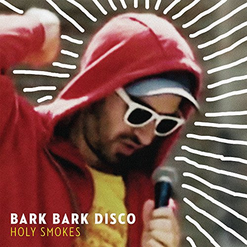 Album cover: person in red hoodie and sunglasses, radiating lines.