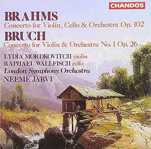 CD cover featuring a mountain landscape and text listing composers and performers.