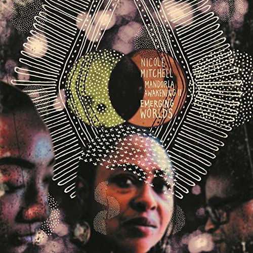 CD cover with abstract art, a face, and text: "Mandorla Awakening II.