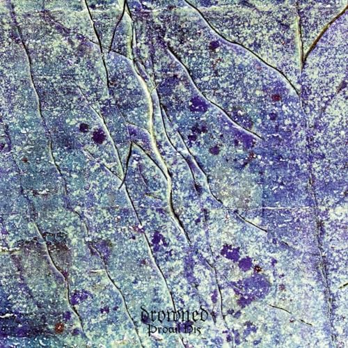 CD cover for "Drowned" by Procul His, abstract blue and grey texture.