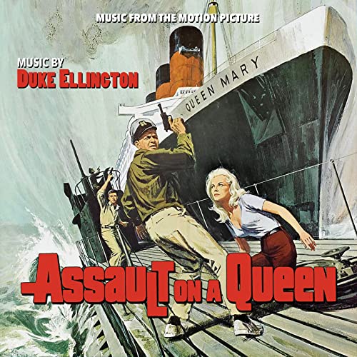 CD cover for "Assault On A Queen" featuring a ship and people with guns.