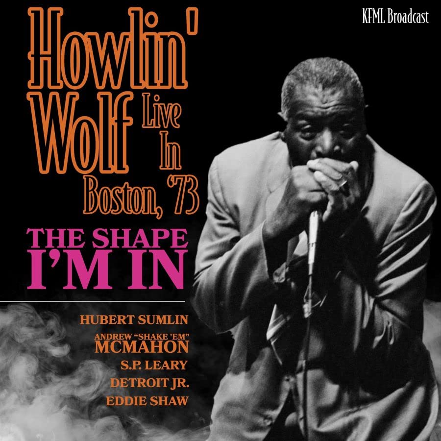 Howlin' Wolf album cover featuring a portrait of the blues musician.
