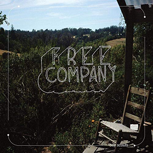 Vinyl album cover for "Free Company" by Boy Scouts, landscape view.