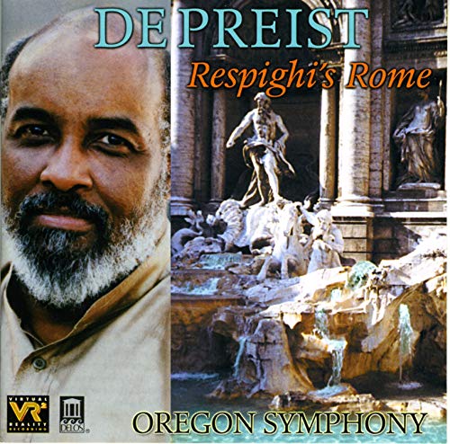 CD cover featuring James DePreist and Roman architecture imagery.