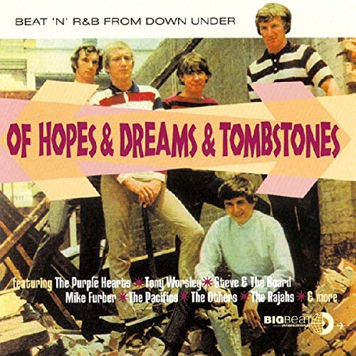 CD cover featuring a 1960s band portrait with pink and orange text.