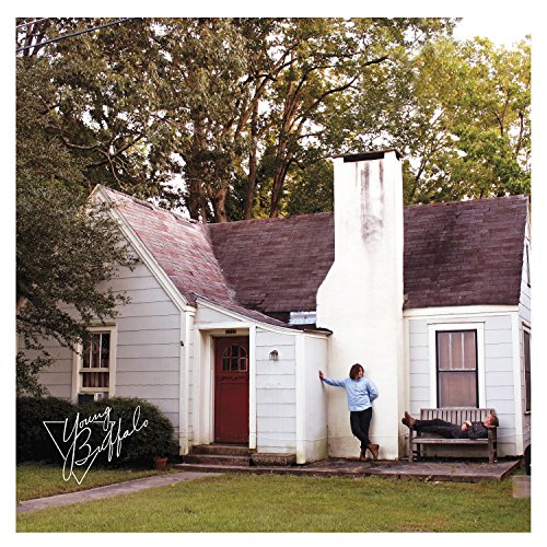 CD cover: a small white house with people relaxing outside.