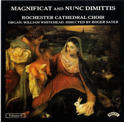 CD cover: Renaissance painting of Mary and child with a white rabbit.