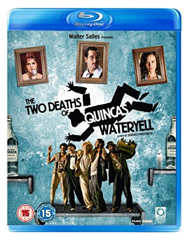 Blu-ray cover for “Two Deaths Of Quincas Wateryell” with portrait collage.