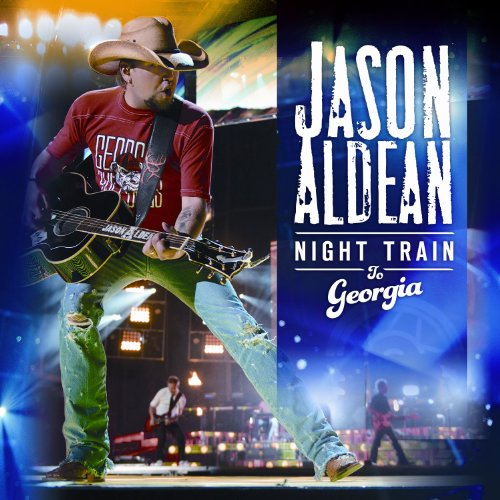 Jason Aldean playing guitar on the "Night Train To Georgia" DVD cover.