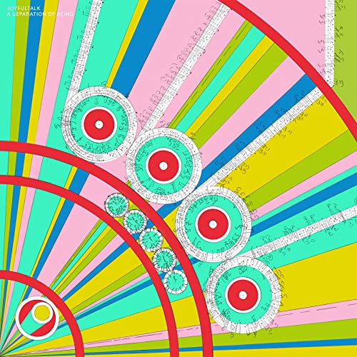 CD cover with abstract, colorful radial design of circles and lines.