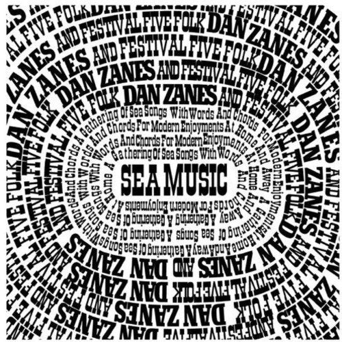 CD cover with swirling black and white text reading "Sea Music" and "Zanes,dan.