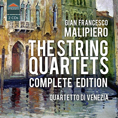 CD cover for Malipiero string quartets performed by Quartetto Di Venezia.