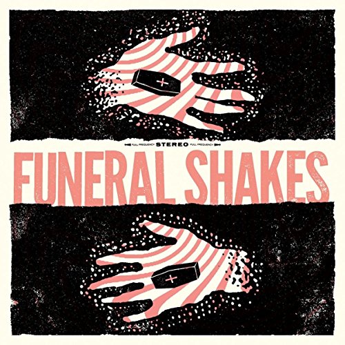 CD cover with red and white striped hands holding a coffin.