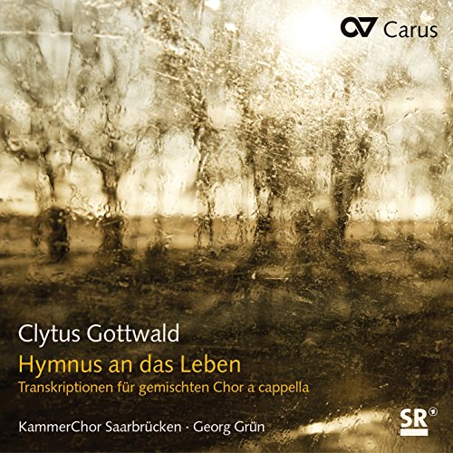 CD cover with blurred trees and text: "Clytus Gottwald - Hymnus an das Leben".