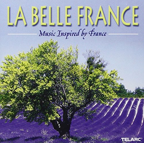 CD cover for “La Belle France” featuring lavender fields and a tree.