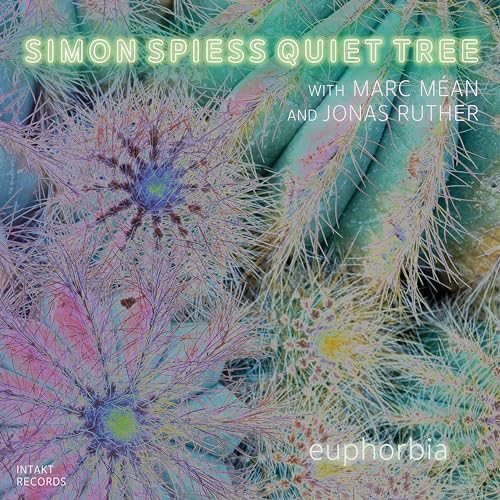 CD cover for “Quiet Tree” by Simon Spiess, featuring cactus imagery.