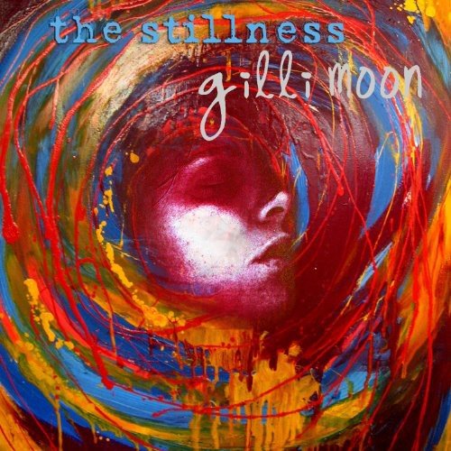 CD cover: painted portrait within swirling, colorful abstract design.