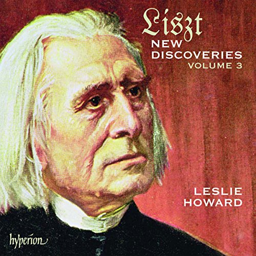 CD cover featuring a portrait of Franz Liszt with text details.