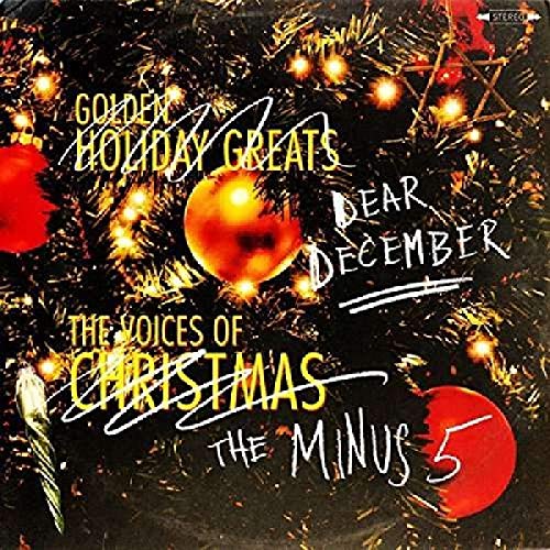 CD cover for “Dear December” by The Minus 5, with holiday lights.
