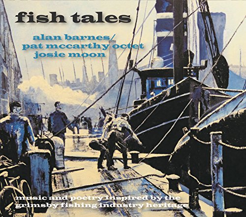 CD cover for “Fish Tales” by Alan Barnes/Pat McCarthy, depicting a harbor scene.