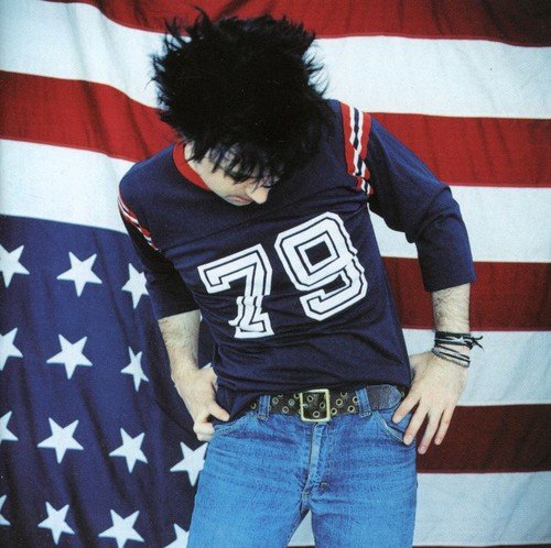 Ryan Adams album cover, "Gold," featuring a man in a football jersey.