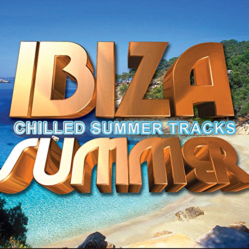 CD cover for "Ibiza Summer" with beach scene and large text.