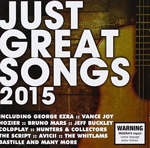 CD cover for “Just Great Songs 2015” with text and artist names.