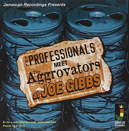 CD cover for “The Professionals Meet The Aggrovators At Joe Gibbs.”