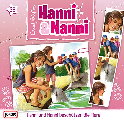 CD cover for "Hanni und Nanni" featuring girls and animal illustrations.