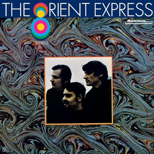 Album cover for The Orient Express, featuring three men in a frame.