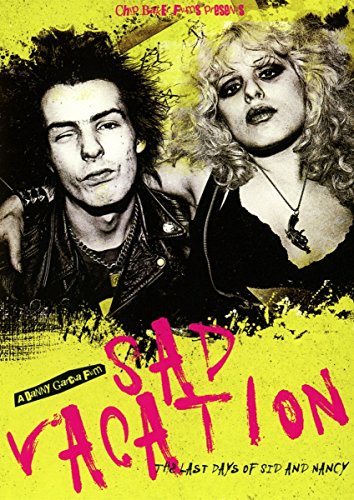 DVD cover featuring Sid Vicious and Nancy Spungen, distressed yellow background.
