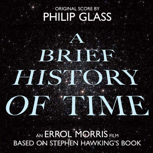 CD cover for Philip Glass’s “A Brief History of Time” soundtrack.