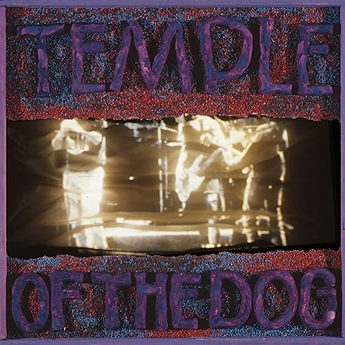 Album cover featuring the text Temple of the Dog framing a grainy band photo.