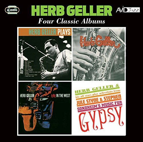 CD cover for Herb Geller’s “Four Classic Albums” jazz compilation.