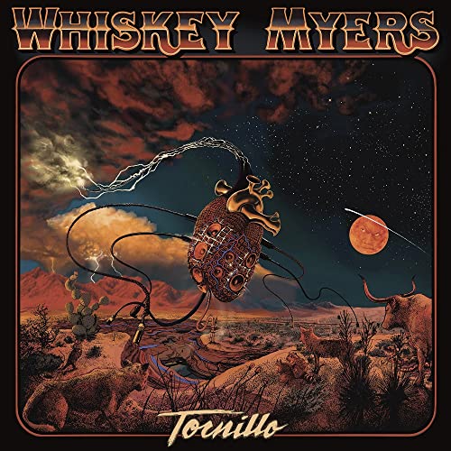 Whiskey Myers “Tornillo” album cover: desert landscape with a heart-shaped object.
