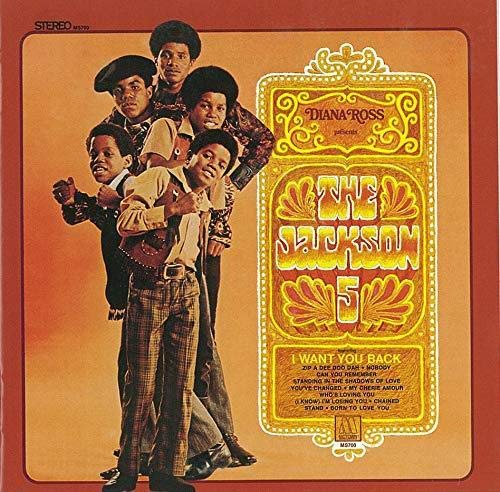 The Jackson 5 album cover featuring five young men in 1970s attire.