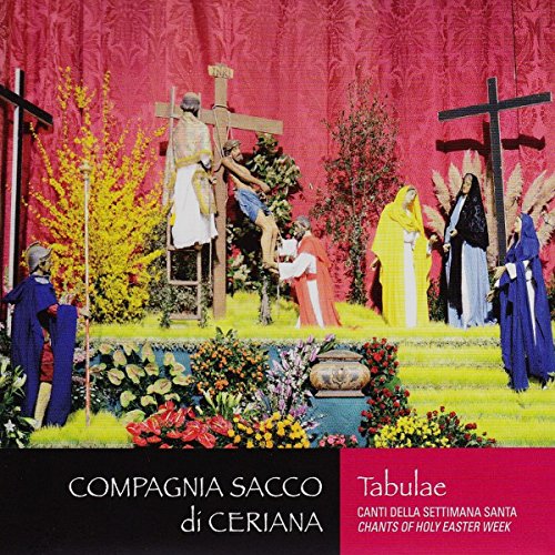 CD cover depicting a dramatic scene of crucifixion with figures in robes.